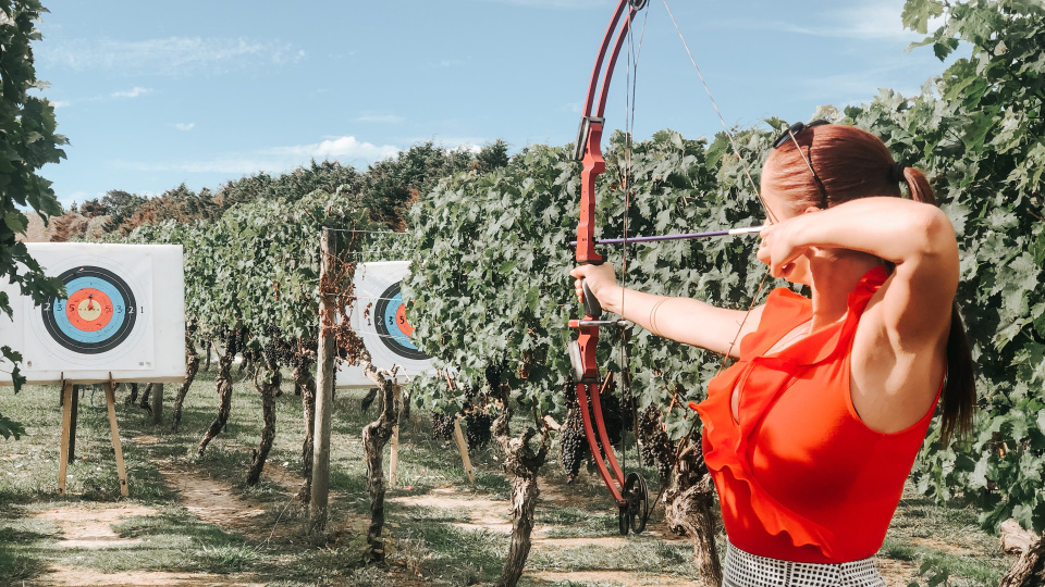 Archery in the vines