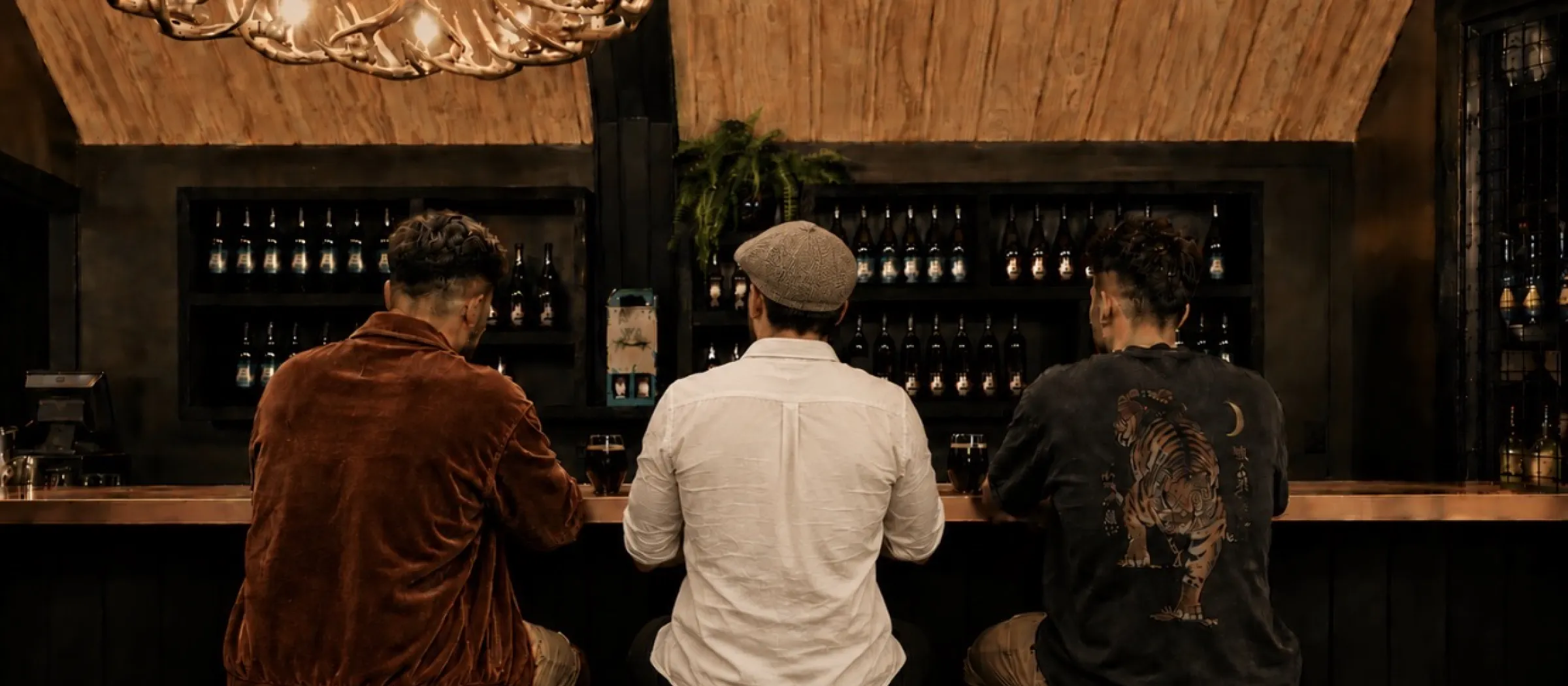 men at bar
